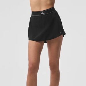 Alo Yoga Black Athletic Skirt